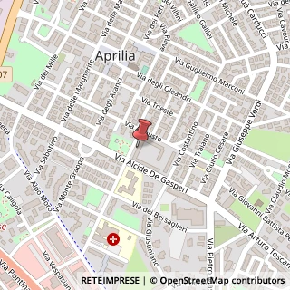 Mappa Via Augusto, 04011 Aprilia, Latina (Lazio)