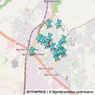 Mappa Via Augusto, 04011 Aprilia LT, Italia (0.60214)