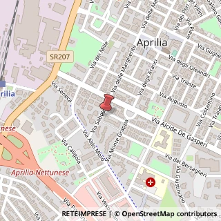 Mappa Via Sabotino, 7, 04011 Aprilia, Latina (Lazio)