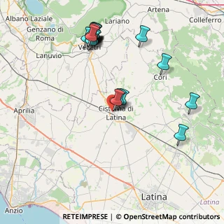 Mappa Via Aniene, 04012 Cisterna di Latina LT, Italia (9.686)