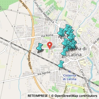 Mappa Via Aniene, 04012 Cisterna di Latina LT, Italia (0.423)