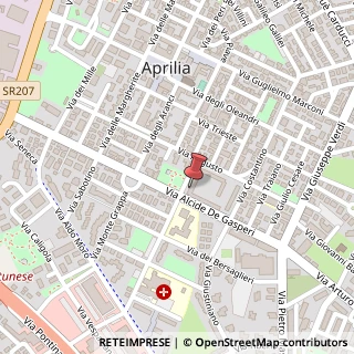 Mappa Via Passo del Lupo, 14, 04011 Aprilia, Latina (Lazio)