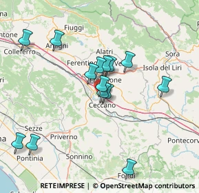 Mappa Via Colle S. Paolo, 03023 Ceccano FR, Italia (14.78)
