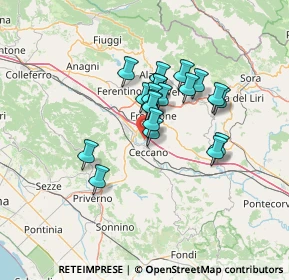Mappa Via Colle S. Paolo, 03023 Ceccano FR, Italia (10.438)