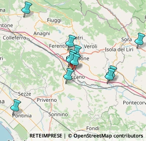 Mappa Via Colle S. Paolo, 03023 Ceccano FR, Italia (14.27364)