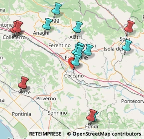 Mappa Via Colle S. Paolo, 03023 Ceccano FR, Italia (19.69941)