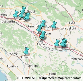Mappa Via Colle S. Paolo, 03023 Ceccano FR, Italia (15.09867)