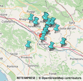 Mappa Via Colle S. Paolo, 03023 Ceccano FR, Italia (11.3485)