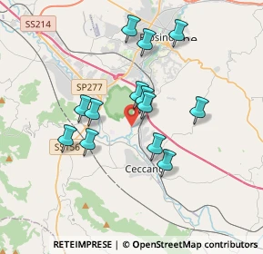 Mappa Via Colle S. Paolo, 03023 Ceccano FR, Italia (3.26154)