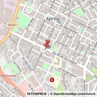 Mappa Via Alcide De Gasperi, 10, 04011 Aprilia, Latina (Lazio)