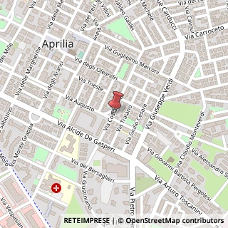 Mappa Via costantino 65, 04011 Aprilia, Latina (Lazio)