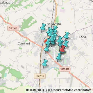 Mappa Via Aldo Moro 98 H, 04011 Aprilia LT, Italia (1.173)