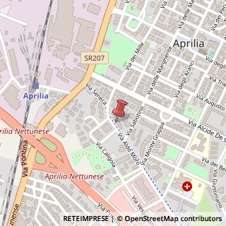 Mappa Via Aldo Moro, 26, 04011 Aprilia, Latina (Lazio)