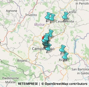 Mappa 86025 Campobasso CB, Italia (9.09333)