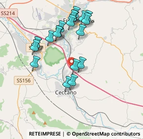 Mappa Autostrada del Sole, 03023 Ceccano FR, Italia (3.9705)