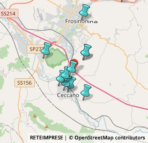 Mappa Autostrada del Sole, 03023 Ceccano FR, Italia (3.21818)