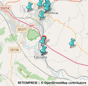 Mappa Autostrada del Sole, 03023 Ceccano FR, Italia (4.68455)