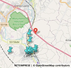 Mappa Autostrada del Sole, 03023 Ceccano FR, Italia (2.89929)