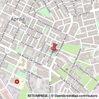 Mappa Via Giulio Cesare, 39, 04011 Aprilia, Latina (Lazio)