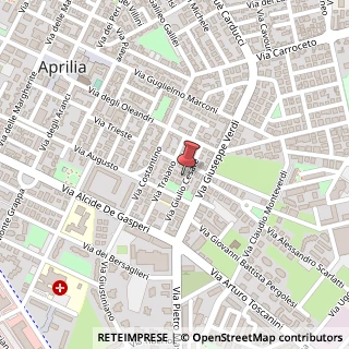 Mappa Via Giulio Cesare, 22, 04011 Aprilia, Latina (Lazio)