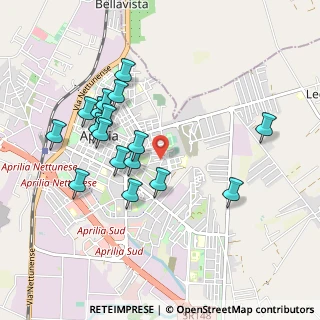 Mappa Via Amilcare Ponchielli, 04011 Aprilia LT, Italia (0.98588)