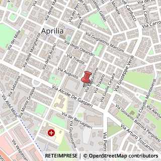 Mappa Via Costantino, 46, 04011 Aprilia, Latina (Lazio)