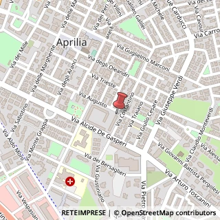 Mappa Via Costantino, 42, 04011 Aprilia, Latina (Lazio)