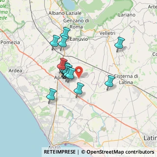 Mappa Via Carano, 04011 Aprilia LT, Italia (5.71)