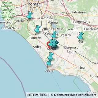 Mappa Via Gibuti, 04011 Aprilia LT, Italia (9.58273)
