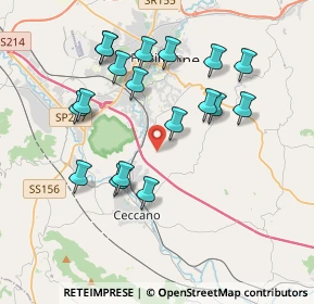 Mappa Via Colle Leo, 03023 Ceccano FR, Italia (3.995)