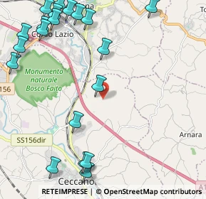 Mappa Via Colle Leo, 03023 Ceccano FR, Italia (3.201)