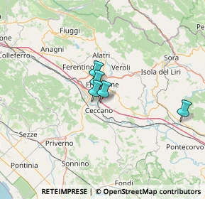 Mappa Via Colle Leo, 03023 Ceccano FR, Italia (36.40273)