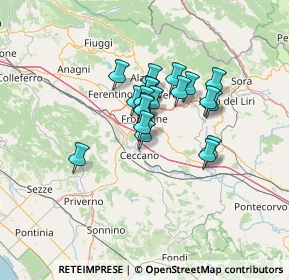 Mappa Via Colle Leo, 03023 Ceccano FR, Italia (9.7745)