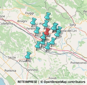 Mappa Via Colle Leo, 03023 Ceccano FR, Italia (9.33267)