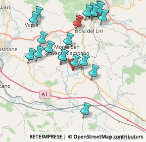 Mappa Via Campolarino, 03025 Monte San Giovanni Campano FR, Italia (8.727)