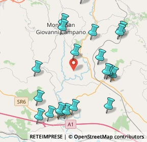 Mappa Via Campolarino, 03025 Monte San Giovanni Campano FR, Italia (5.0415)