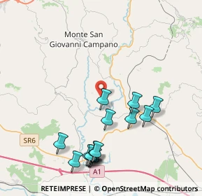 Mappa Via Campolarino, 03025 Monte San Giovanni Campano FR, Italia (4.72733)