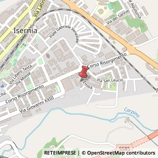 Mappa Corso Risorgimento, 86170 Isernia, Isernia (Molise)