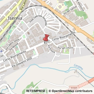 Mappa Corso Risorgimento, 226, 86170 Isernia, Isernia (Molise)