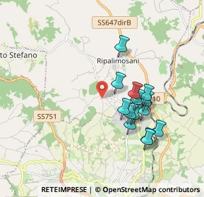 Mappa Contrada Serrecchie, 86025 Ripalimosani CB, Italia (1.75143)