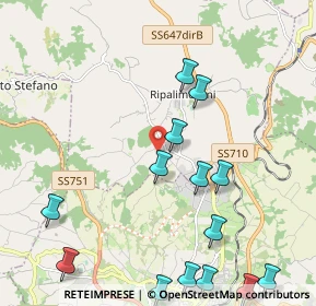 Mappa Contrada Serrecchie, 86025 Ripalimosani CB, Italia (2.81857)