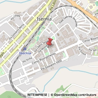 Mappa Via Lazio, 24, 86170 Isernia, Isernia (Molise)