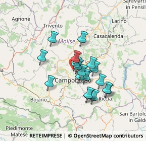 Mappa Strada Provinciale 90 di Santo Stefano, 86025 Ripalimosani CB, Italia (11.09444)