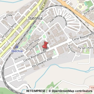 Mappa Corso Risorgimento, 159, 86170 Isernia, Isernia (Molise)