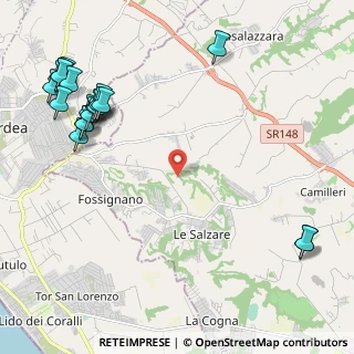 Mappa Via Fossignano, 04011 Aprilia LT, Italia (3.135)