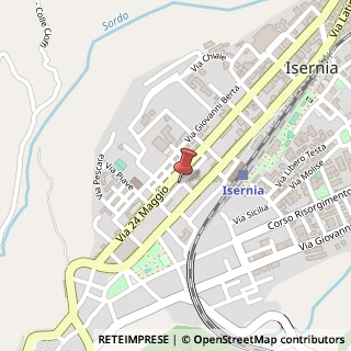 Mappa Via Senerchia, 13, 86170 Isernia, Isernia (Molise)