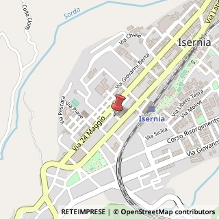 Mappa Via Senerchia, 9, 86170 Isernia, Isernia (Molise)