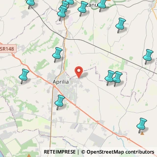 Mappa Via L'Aquila, 04011 Aprilia LT, Italia (6.75286)