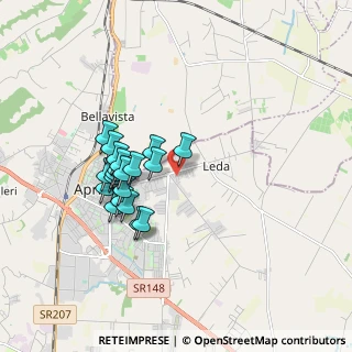 Mappa Via L'Aquila, 04011 Aprilia LT, Italia (1.622)