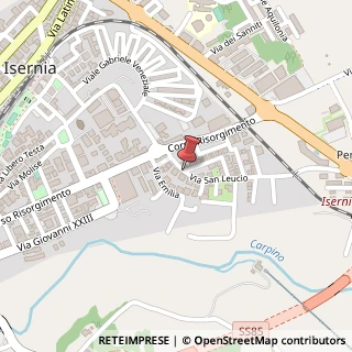 Mappa Strada Comunale S. Leucio, 25, 86170 Isernia IS, Italia, 86170 Isernia, Isernia (Molise)